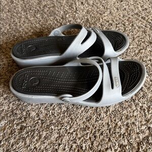 Crocs Women’s 7‎ Patricia Wedge Sandals Grey